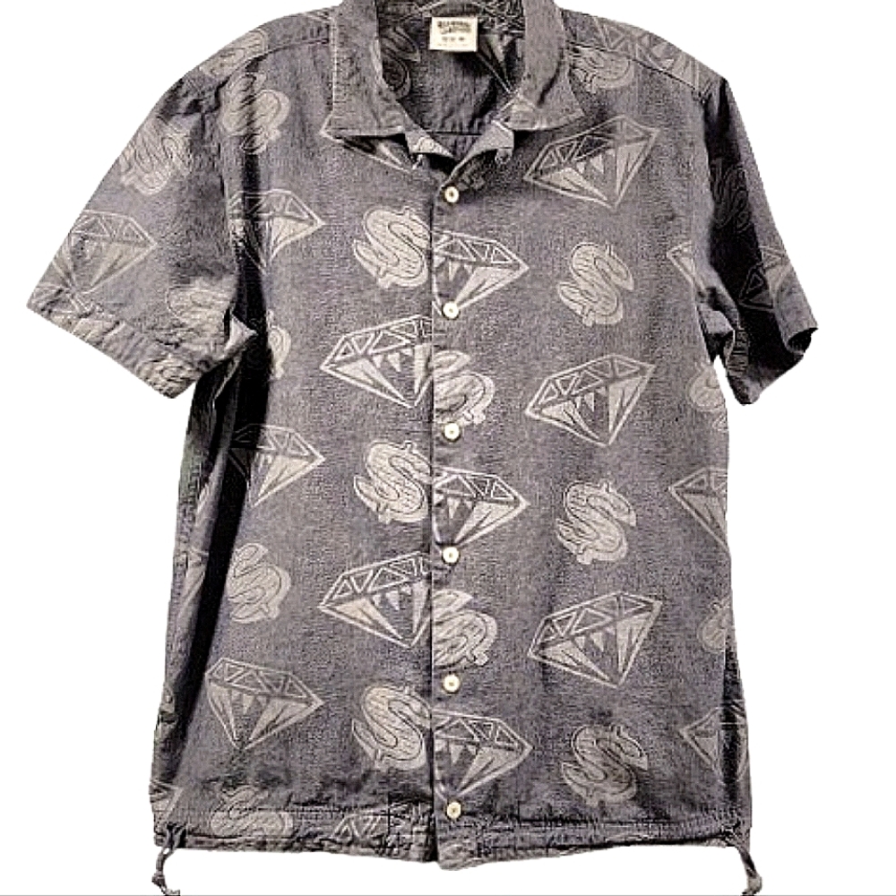 Billionaire Boys Club Diamonds and Dollars Shirt XL Denim